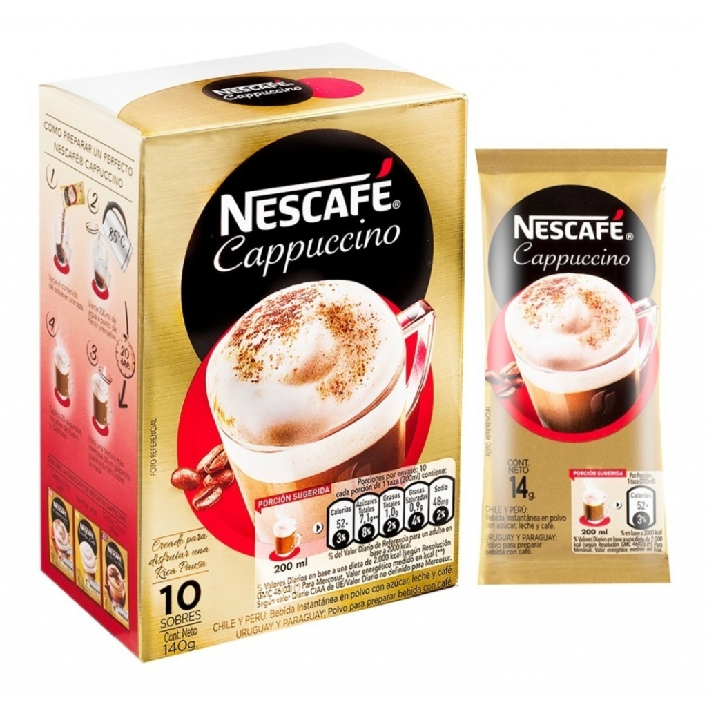 Nescafe Cappuccino X 10 Sobres 0164