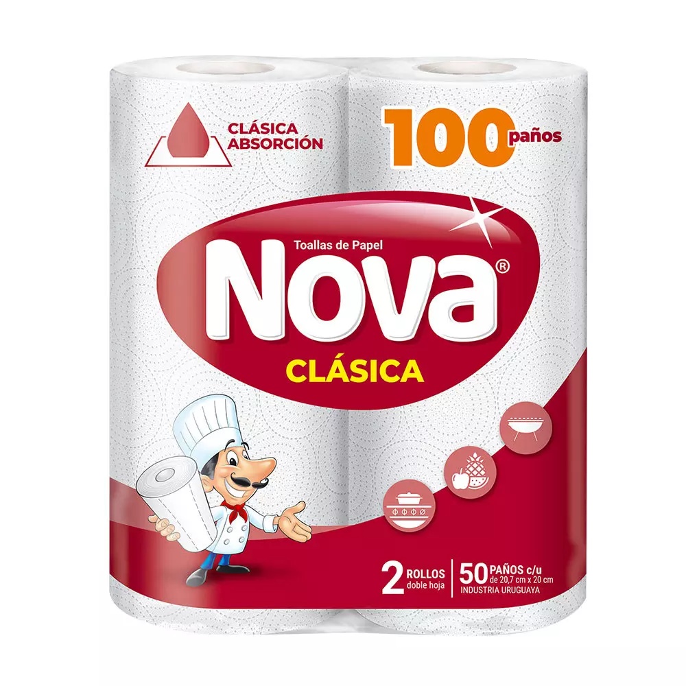 ROLLO COCINA NOBLE 150 PAÑOS FUNDA X 30 ROLLOS