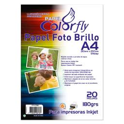 PAPEL FOTOGRAFICO A4 180 GRAMOS 20 HOJAS