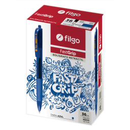 BOLIGRAFO FILGO RETRACTIL FASTGRIP AZUL