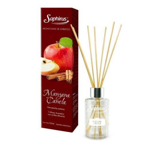 DIFUSOR AROMAS SAPHIRUS MANZANA CANELA