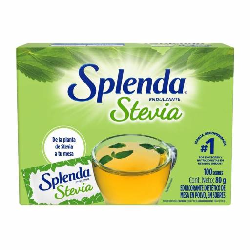 EDULCORANTE SPLENDA STEVIA X 100