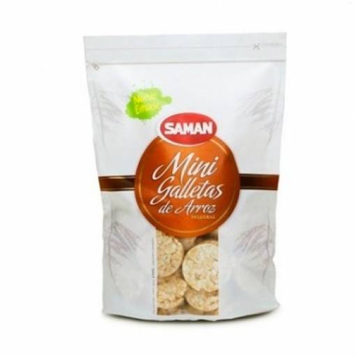 GALLETITAS DE ARROZ INTEGRAL CLASICA MINI 150gr.