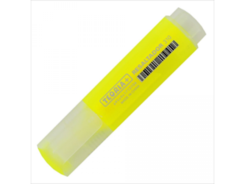 MARCADOR FLUO TEORIA AMARILLO